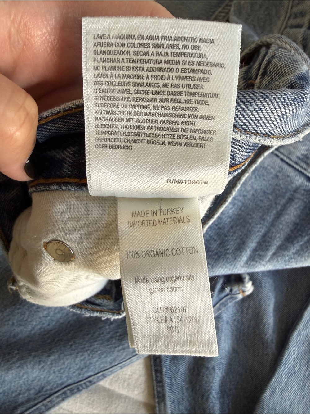 AGOLDE 90s pinch waist jeans (28) - Picture 4 of 5